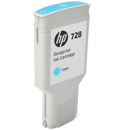 HP 728 Cyan - Cartouche d'encre HP d'origine (F9K17A)