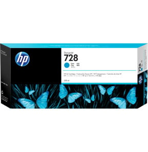 HP 728 Cyan - Cartouche d'encre HP d'origine (F9K17A)