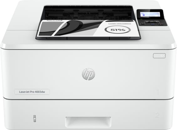طابعة ليزر أحادية اللون HP LaserJet Pro 4003dw (2Z610A)