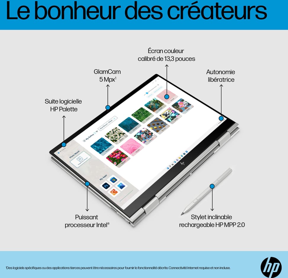 Ordinateur portable Convertible HP Envy x360 13-bf0054nf (6J7Y7EA)