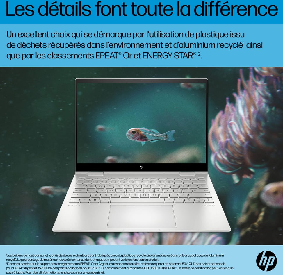 Ordinateur portable Convertible HP Envy x360 13-bf0054nf (6J7Y7EA)