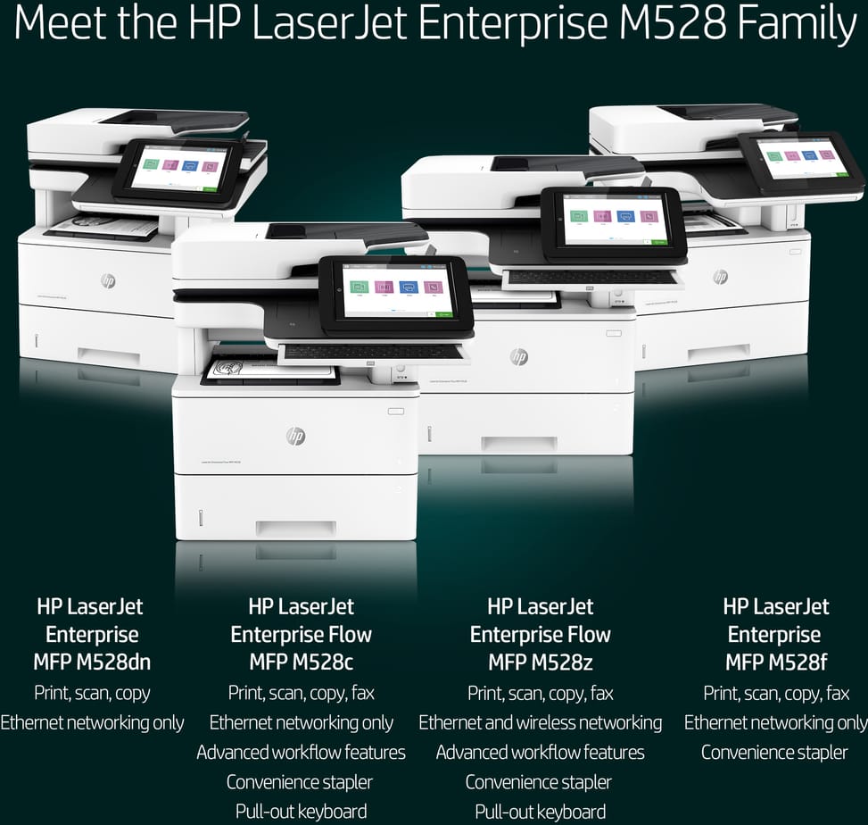 Imprimante Multifonction Laser Monochrome HP LaserJet Enterprise Flow M528z (1PV67A)
