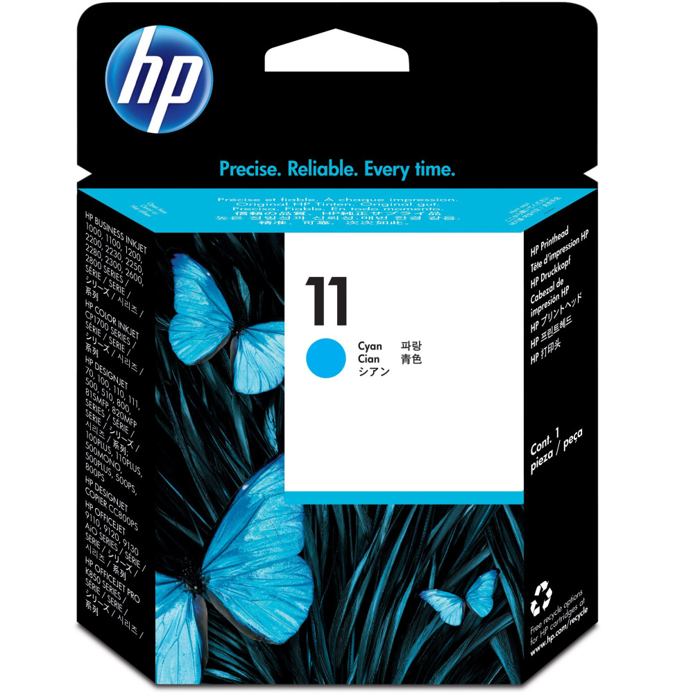 Tête d'impression cyan HP 11 (C4811A)