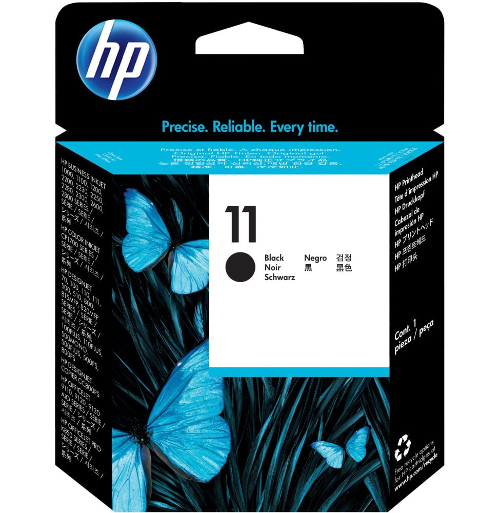 Tête d'impression noire HP 11 (C4810A)