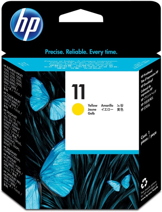 Tête d'impression jaune HP 11 (C4813A)