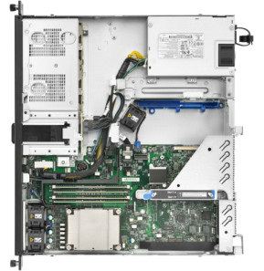 Serveur HPE ProLiant DL20 Gen10 Plus E-2314 2.8 GHz 4 cœurs 1 Processeur 16GO-U 4 lecteurs SFF - Alimentation redondante 500 W