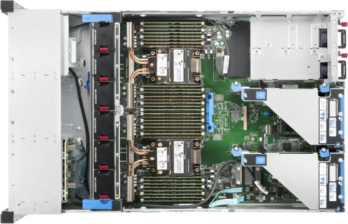 Serveur HPE ProLiant DL380 Gen10 Plus 4310 2.1 GHz 12 cœurs 1 processeur 32 Go-R MR416i-p NC 8 lecteurs SFF - Alimentation 800 W