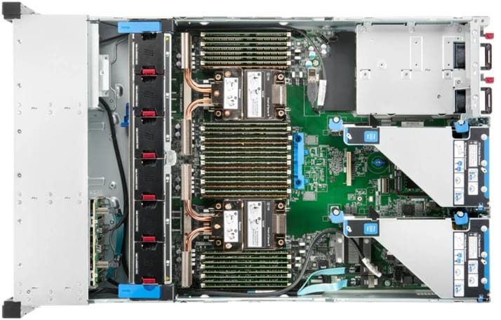 Serveur HPE ProLiant DL380 Gen10 Plus 4314 2.4 GHz 16 cœurs 1 processeur 32 Go-R MR416i-p NC 8 lecteurs SFF - Alimentation 800 W