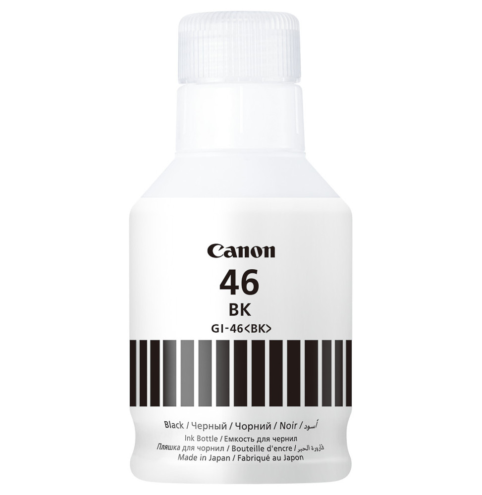 Canon GI-46PGBK Noir - Bouteille d'encre Canon d'origine (4411C001AA)