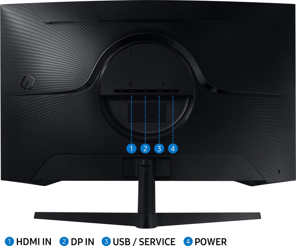 Écran gaming incurvé 32" WQHD Samsung - Courbure 1000R (LC32G55TQBUXEN)