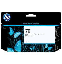 HP 70 Noir Photo - Cartouche d'encre HP d'origine (C9449A)