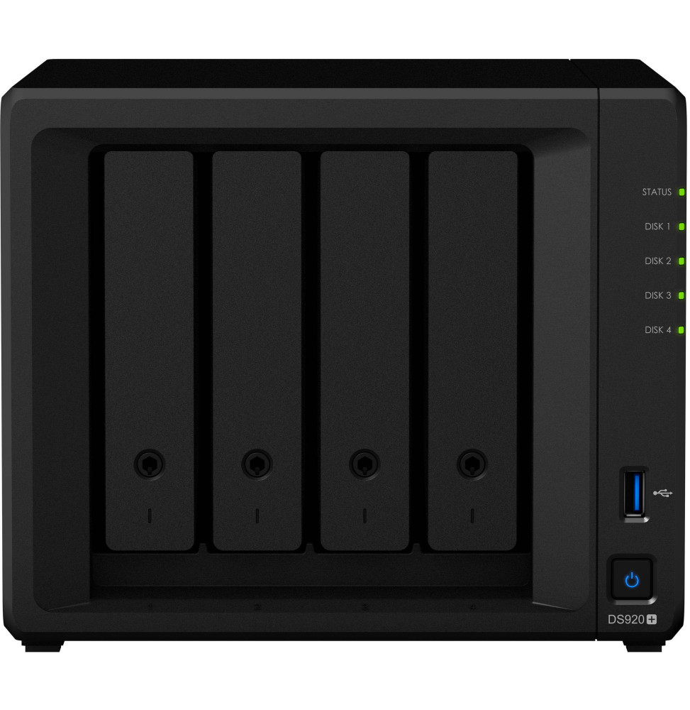 Serveur NAS Synology DS-106j – 1 Baie, Blanc, Ethernet Et USB, Occasion