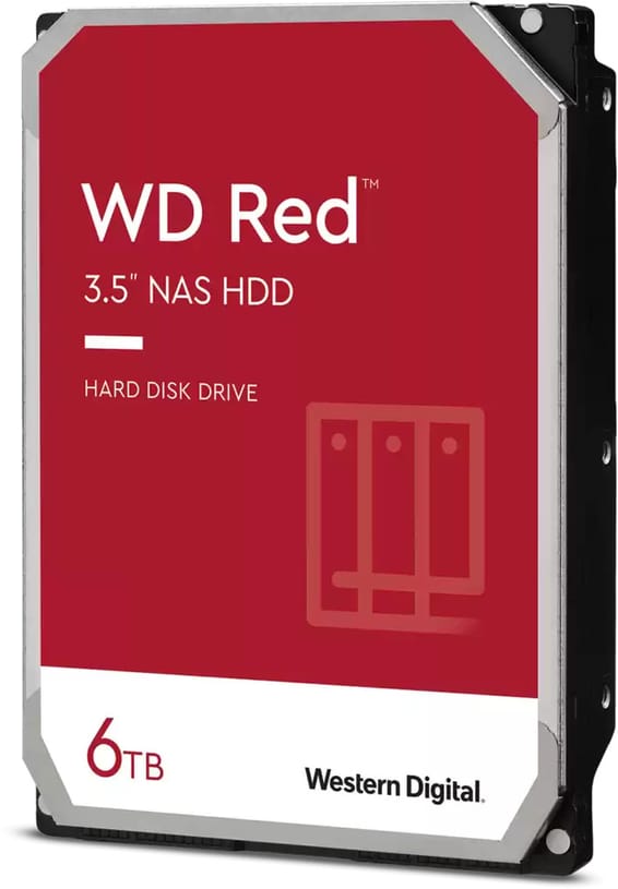 Disque dur pour NAS Western Digital WD Red 3,5" - 2To, 6To