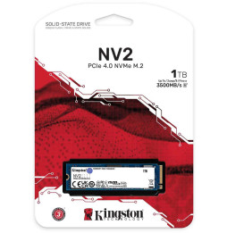Disque Dur interne SSD Kingston NV2 PCIe 4.0 NVMe - 1 To (SNV2S/1000G)