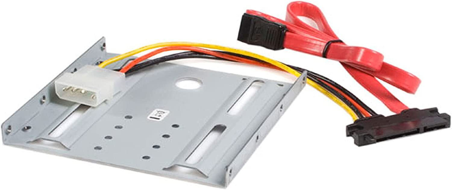 2 Cadres De Montage Pour Disque Dur - Adaptateur SSD 2.5" Vers Baie 3.5" - Avec Dissipation Thermique