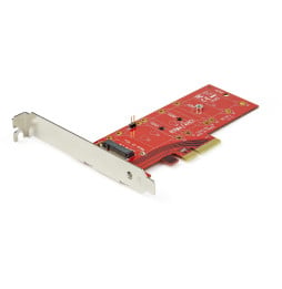 Adaptateur StarTech PCI Express x4 vers SSD M.2 PCIe - Carte d'extension pour SSD M.2 NGFF (PEX4M2E1)
