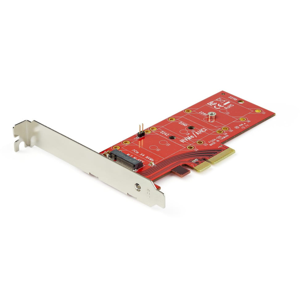 Adaptateur StarTech PCI Express x4 vers SSD M.2 PCIe - Carte d'extension pour SSD M.2 NGFF (PEX4M2E1)