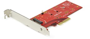 Adaptateur StarTech PCI Express x4 vers SSD M.2 PCIe - Carte d'extension pour SSD M.2 NGFF (PEX4M2E1)