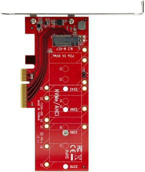 Adaptateur StarTech PCI Express x4 vers SSD M.2 PCIe - Carte d'extension pour SSD M.2 NGFF (PEX4M2E1) — image 2