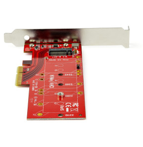 Adaptateur StarTech PCI Express x4 vers SSD M.2 PCIe - Carte d'extension pour SSD M.2 NGFF (PEX4M2E1)