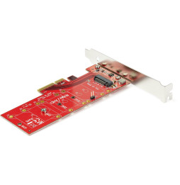 Adaptateur StarTech PCI Express x4 vers SSD M.2 PCIe - Carte d'extension pour SSD M.2 NGFF (PEX4M2E1)