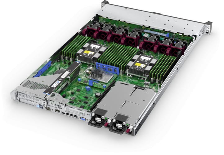 Serveur HPE ProLiant DL360 Gen10 4210R 2.4 GHz 10 cœurs 1 Processeur 32Go-R MR416i-a 8 lecteurs SFF BC, Alimentation 800 W