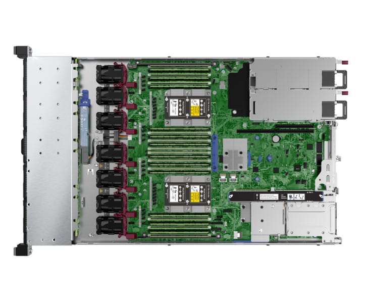 Serveur HPE ProLiant DL360 Gen10 4210R 2.4 GHz 10 cœurs 1 Processeur 32Go-R MR416i-a 8 lecteurs SFF BC, Alimentation 800 W