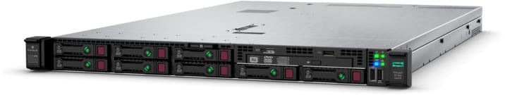 Serveur HPE ProLiant DL360 Gen10 4210R 2.4 GHz 10 cœurs 1 Processeur 32Go-R MR416i-a 8 lecteurs SFF BC, Alimentation 800 W