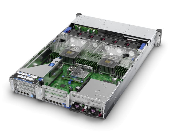 Serveur HPE ProLiant DL380 Gen10 4208 2,1 GHz 8 cœurs monoprocesseur 32 Go-R MR416i-p 8 disques SFF BC, Alimentation 800 W(P5695