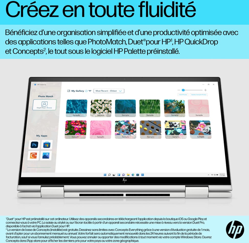 Ordinateur portable Convertible HP ENVY x360 15-ew0001nk (6D6Y0EA)
