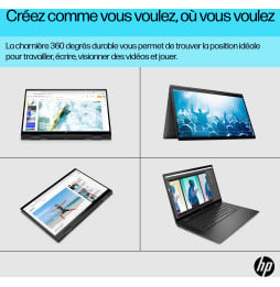 Ordinateur portable Convertible HP ENVY x360 15-ew0001nk (6D6Y0EA)