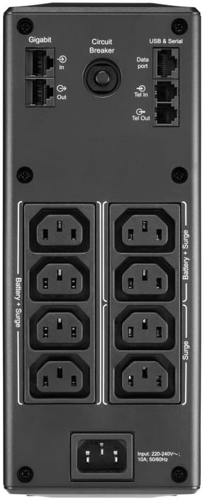 Onduleur Line-interactive APC Back-UPS Pro BR1600MI - 960 W / 1600VA - 8 sorties C13 — image 4