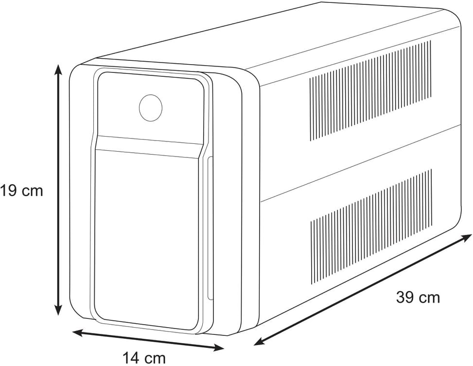 جهاز UPS تفاعلي خطي APC BACK-UPS BX1200MI-FR - 650 W/ 1200VA - 4 مقابس FR — صورة 5