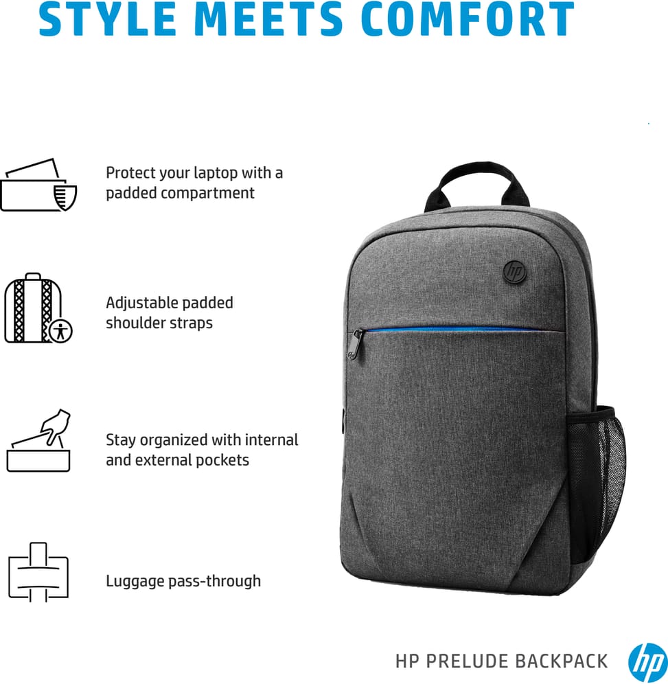 Sac à dos HP Prelude 15,6" (1E7D6AA) — image 4
