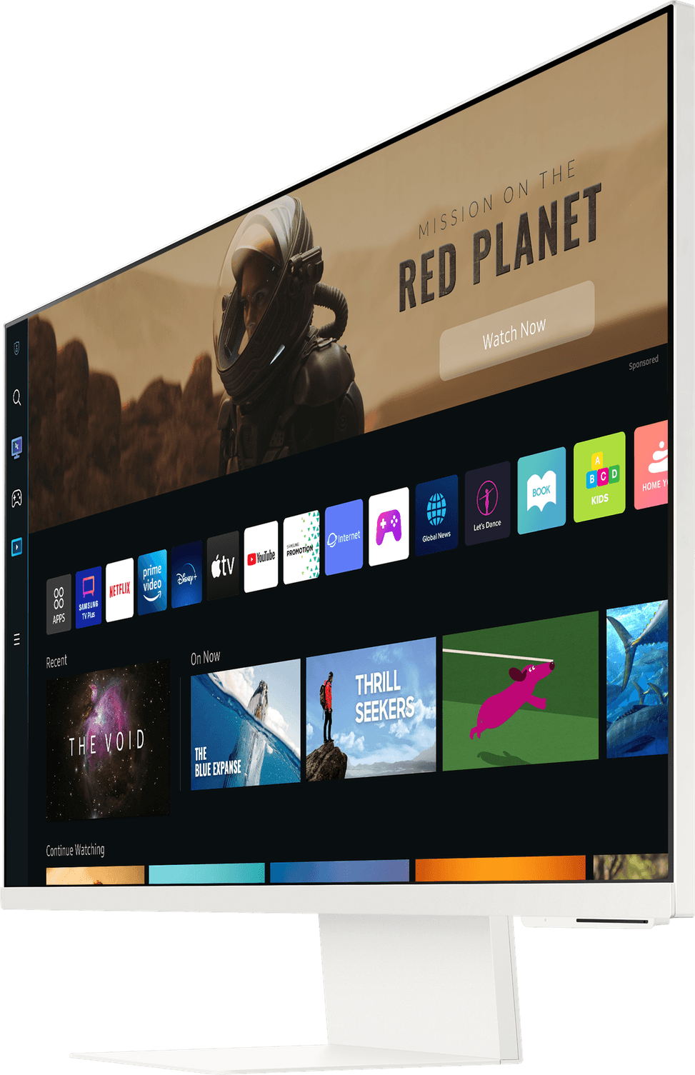 Écran 32" UHD Samsung M8 avec expérience Smart TV et design fin emblématique (LS32BM801UMXZN) — image 7