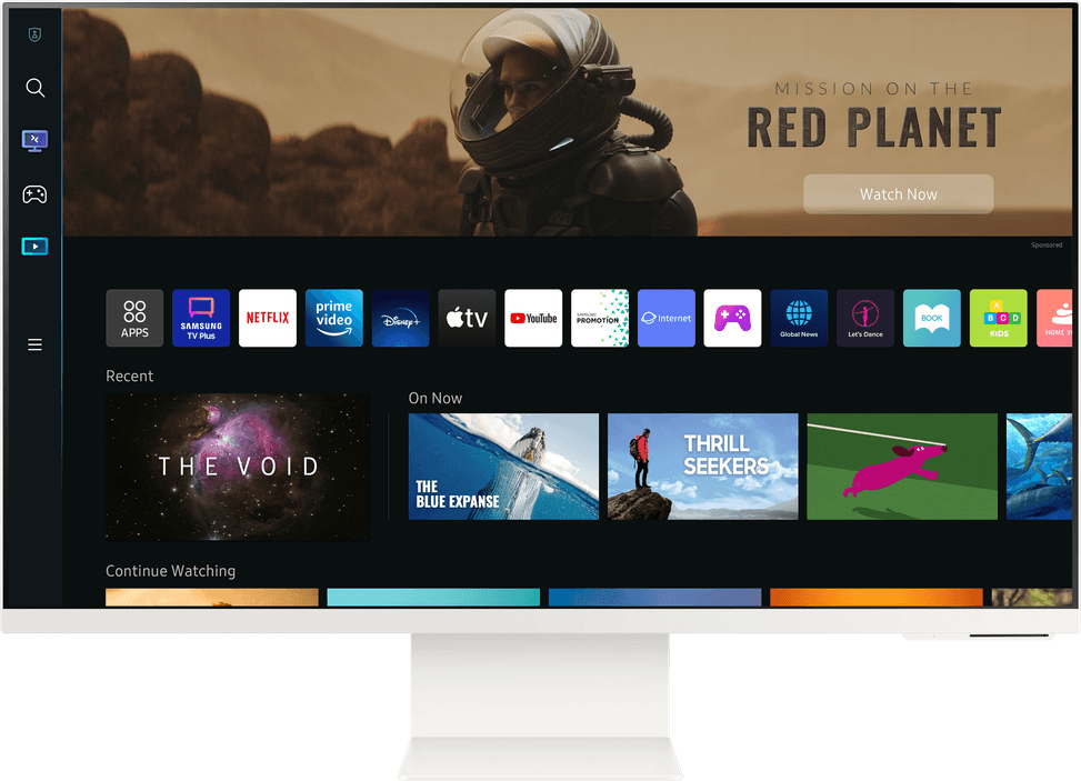 Écran 32" UHD Samsung M8 avec expérience Smart TV et design fin emblématique (LS32BM801UMXZN) — image 20