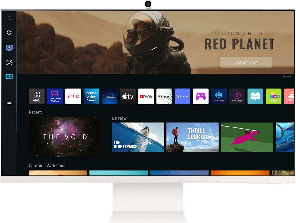 Écran 32" UHD Samsung M8 avec expérience Smart TV et design fin emblématique (LS32BM801UMXZN) — image 18
