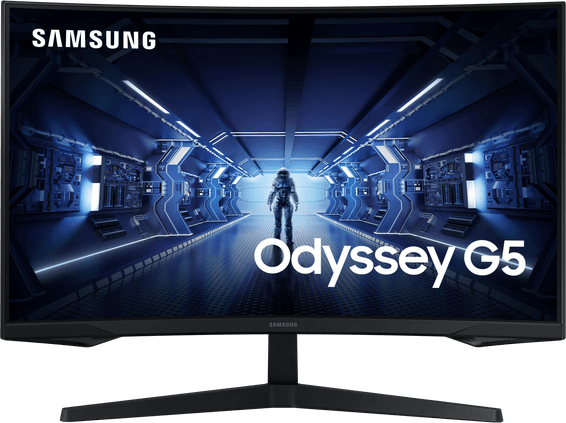 Écran gaming incurvé 27" Samsung Odyssey G5 (LC27G55TQBUXEN)