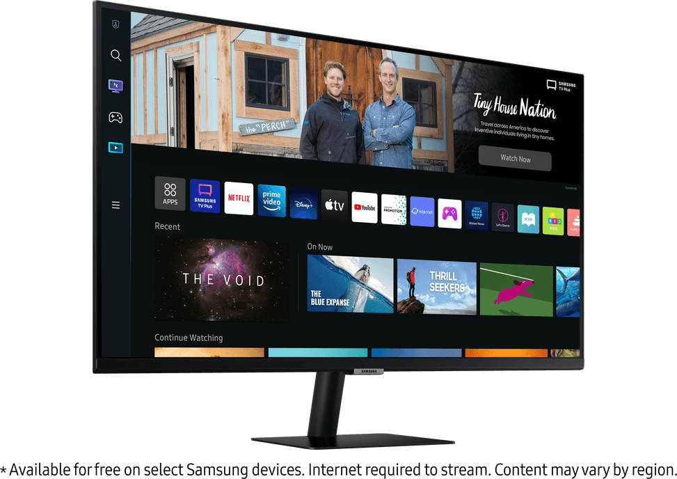 Écran Plat 27" Samsung M5 avec expérience Smart TV (LS27BM500EMXZN) — image 3