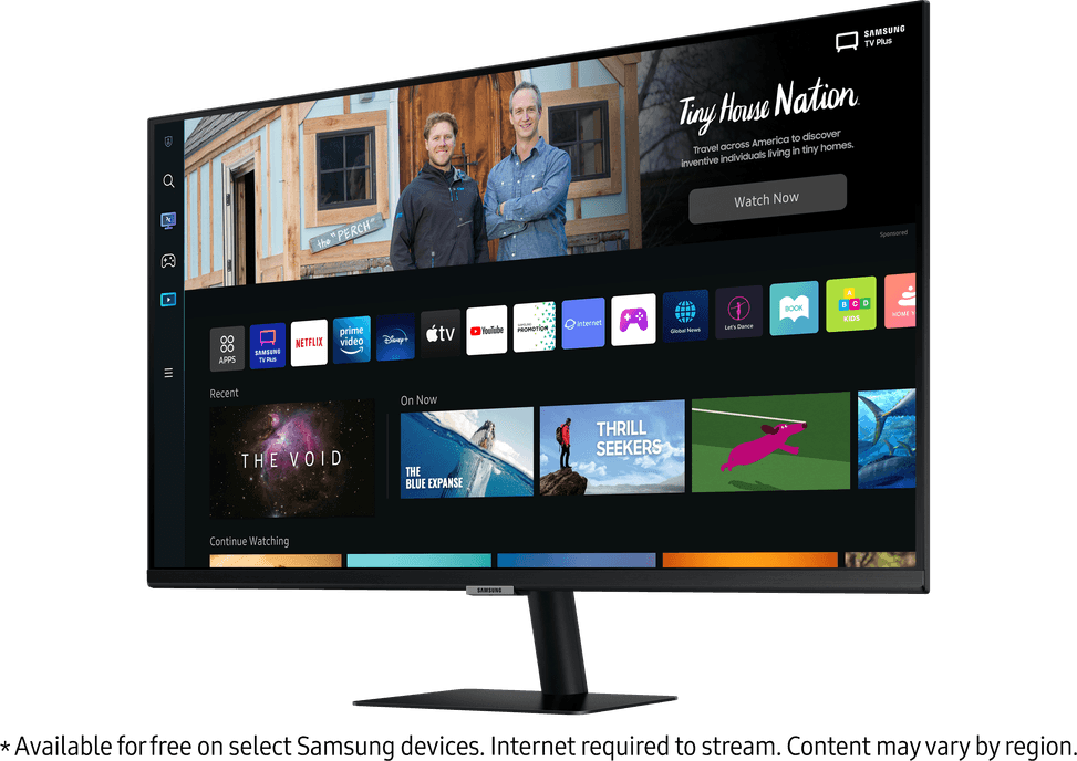 Écran Plat 27" Samsung M5 avec expérience Smart TV (LS27BM500EMXZN) — image 4