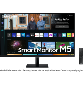 Écran Plat 27" Samsung M5 avec expérience Smart TV (LS27BM500EMXZN)