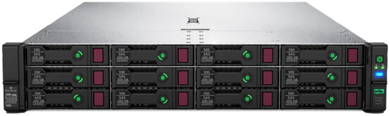 Serveur HPE ProLiant DL380 Gen10 4214R 2,4 GHz, 12 cœurs, monoprocesseur 32 Go-R MR416i-a 8 lecteurs compacts BC