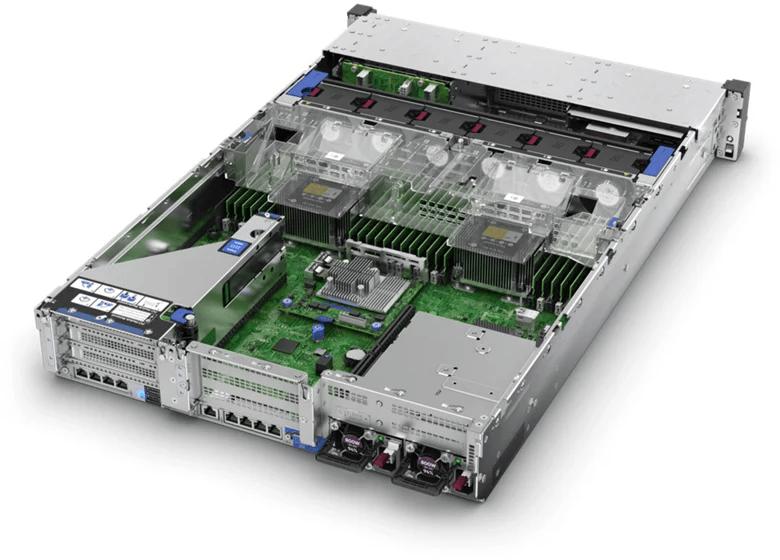 Serveur HPE ProLiant DL380 Gen10 4214R 2,4 GHz, 12 cœurs, monoprocesseur 32 Go-R MR416i-a 8 lecteurs compacts BC — image 3