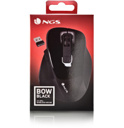 Souris sans fil NGS Bow Noire (BOWBLACK)