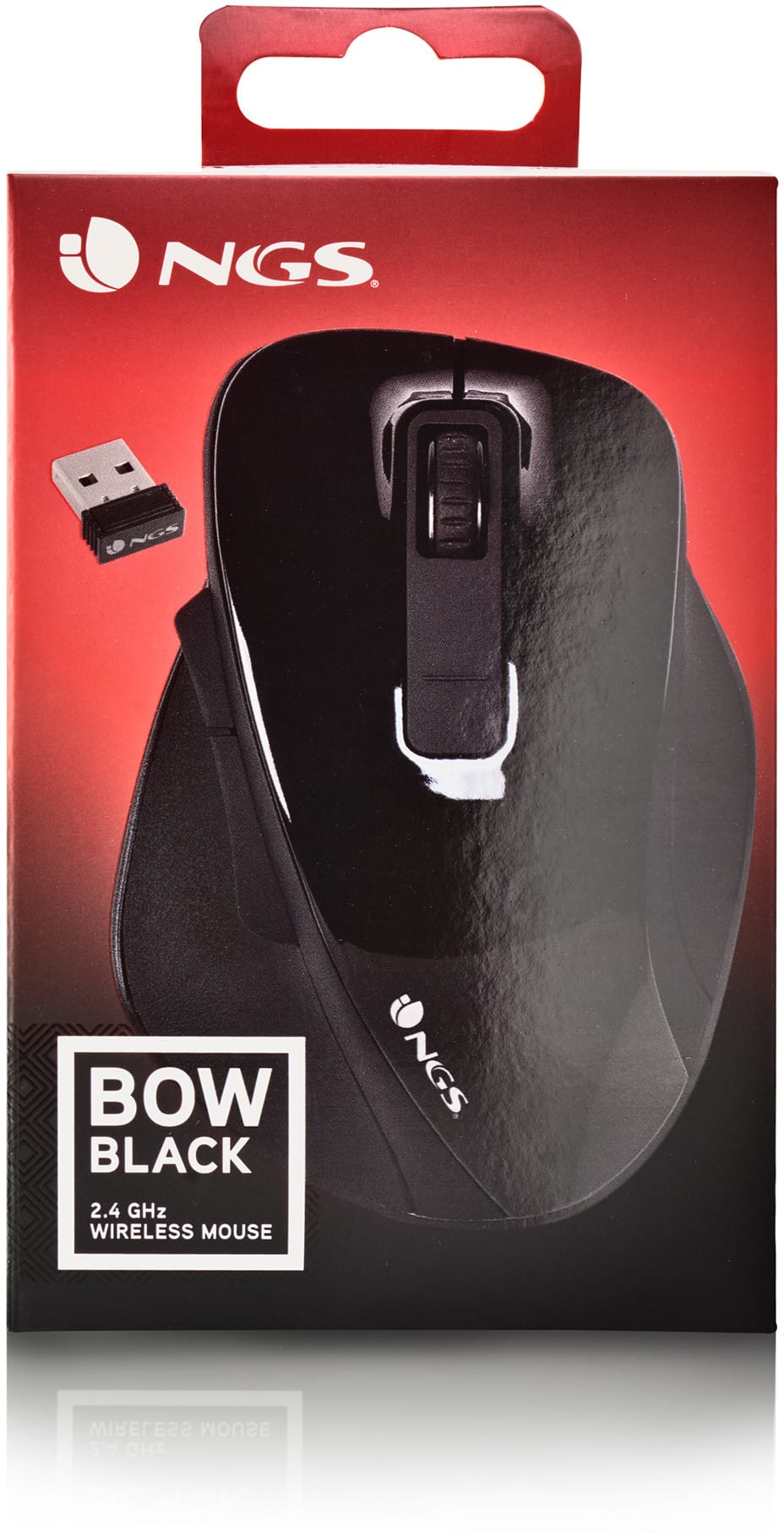 Souris sans fil NGS Bow Noire (BOWBLACK) — image 5