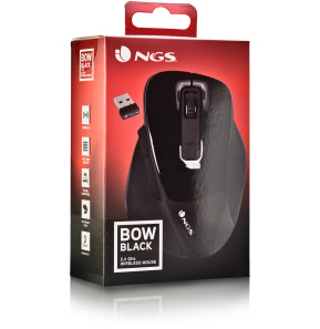 Souris sans fil NGS Bow Noire (BOWBLACK)