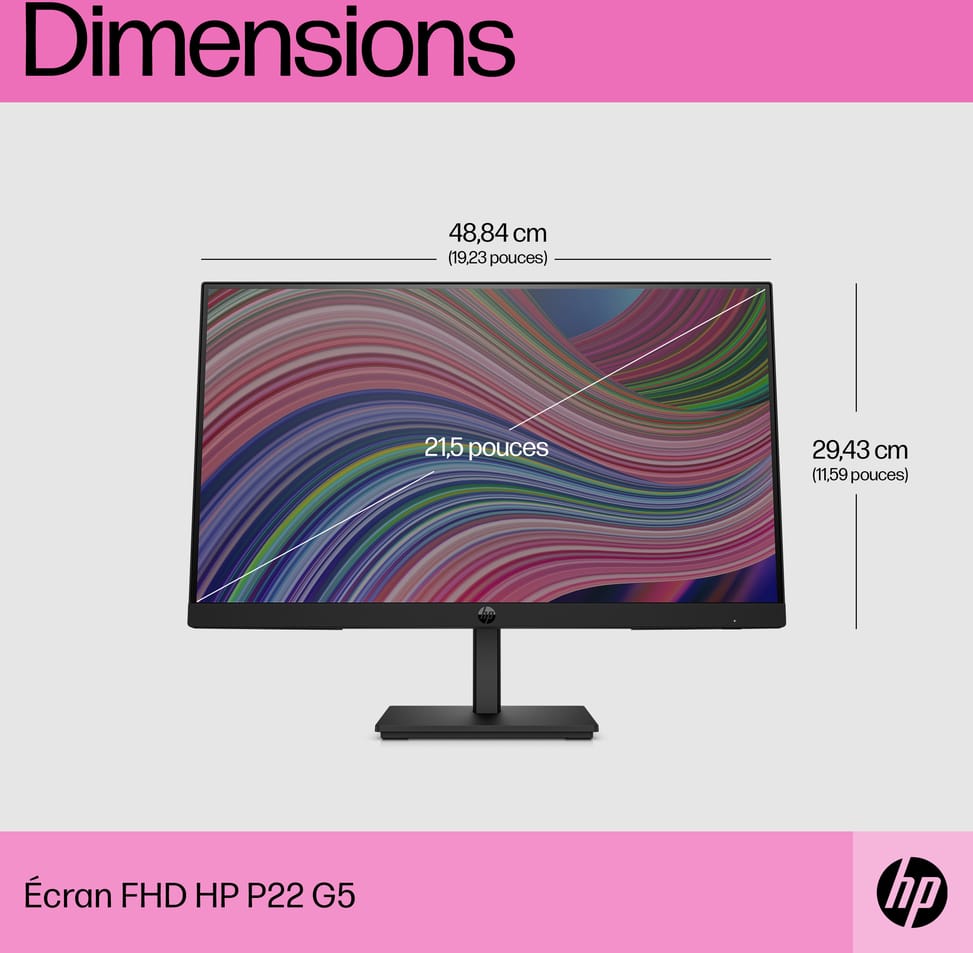 Écran 21,5" Full HD P22 G5  (64X86AS) — image 8