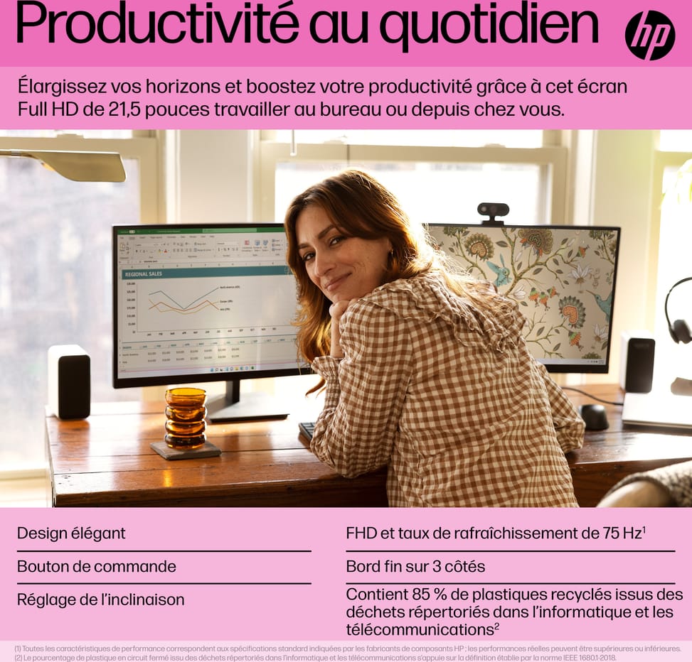 Écran 21,5" Full HD P22 G5  (64X86AS) — image 4