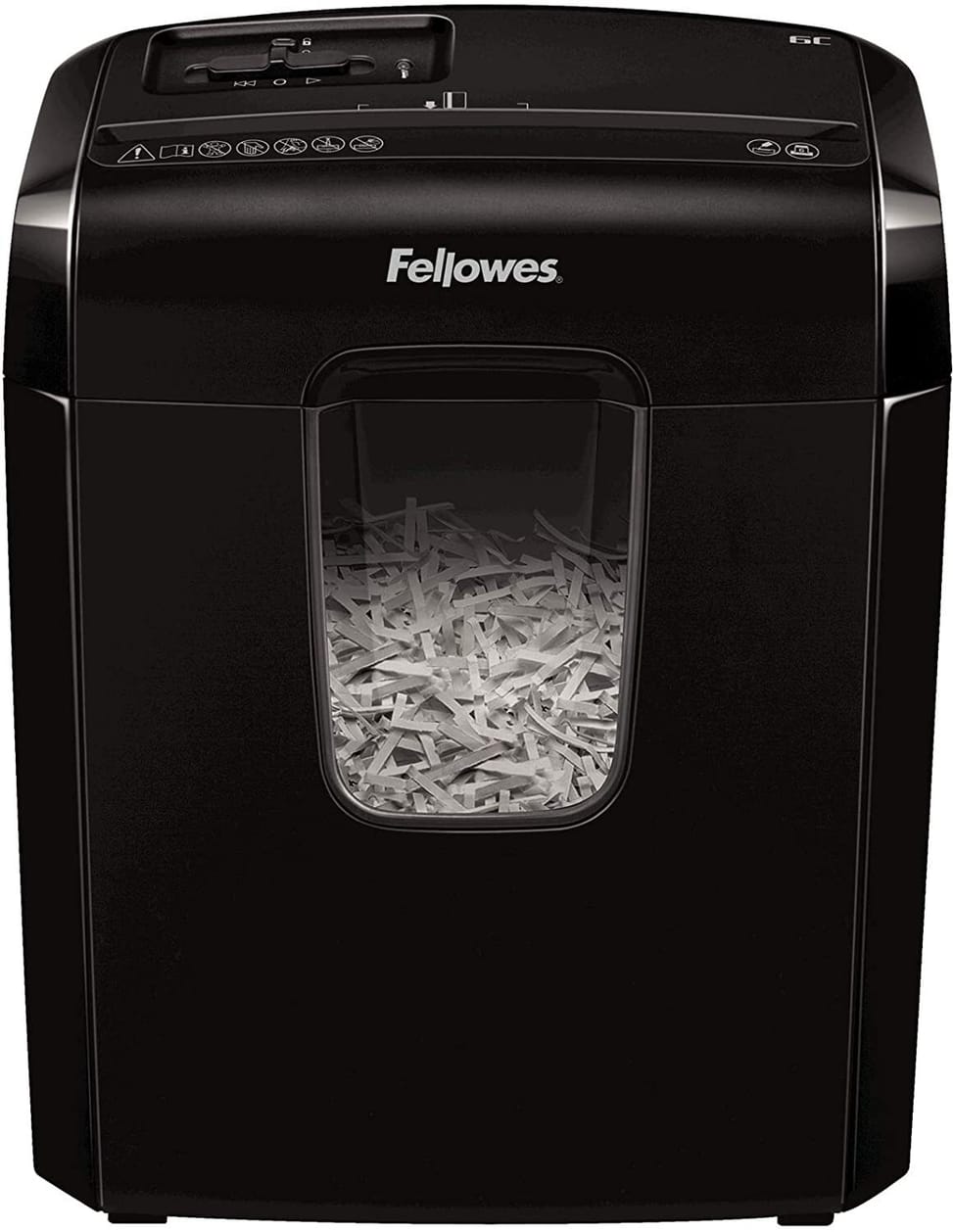 Fellowes Powershred® 6C Shredder — P-4 Security · 11 L · 6 sheets/pass — image 1