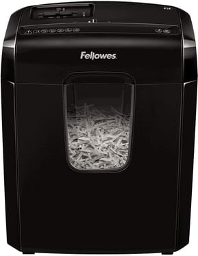 Destructeur Fellowes Powershred® 6C — Sécurité P-4 · 11 L · 6 feuilles/passage